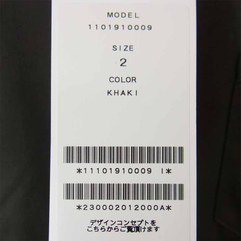 junhashimoto ジュンハシモト 1101910009 POCKET T ポケット Tシャツ カーキ系 2【中古】
