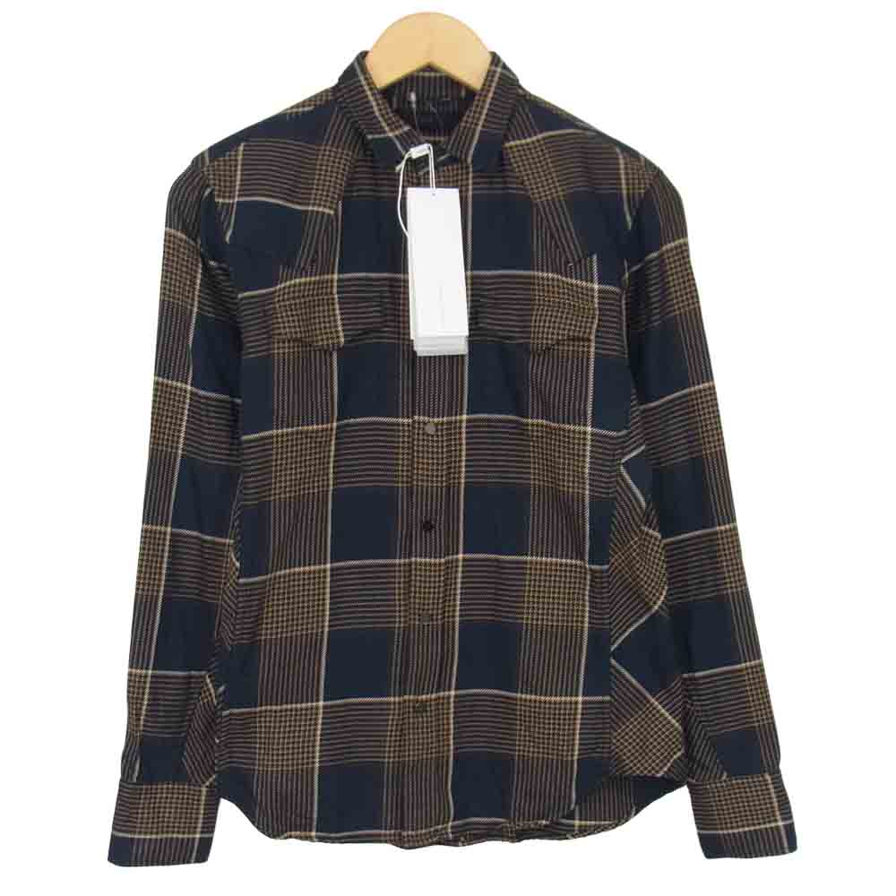 junhashimoto ジュンハシモト 20AW 1062020015 WESTERN SHIRTS ウエスタンチェックシャツ ブラック系 2【美品】【中古】