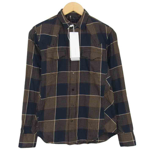 junhashimoto ジュンハシモト 20AW 1062020015 WESTERN SHIRTS ウエスタンチェックシャツ ブラック系 2【美品】【中古】