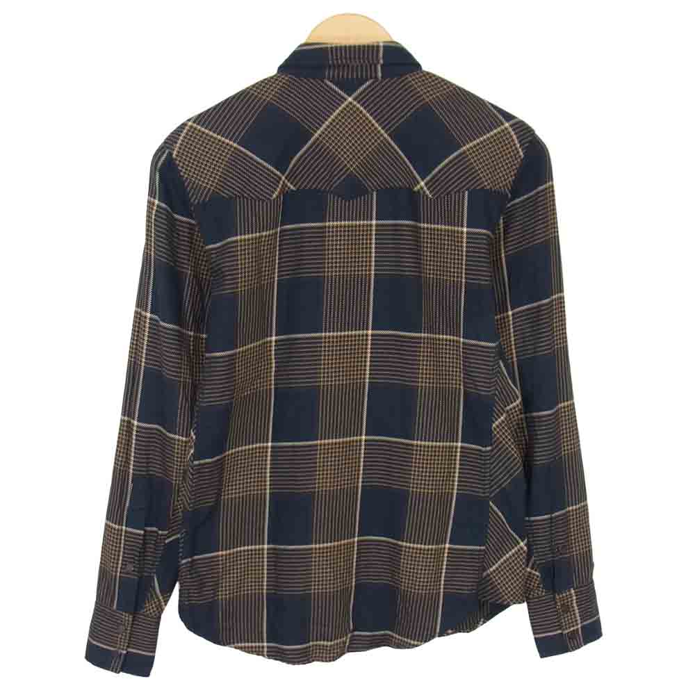 junhashimoto ジュンハシモト 20AW 1062020015 WESTERN SHIRTS ウエスタンチェックシャツ ブラック系 2【美品】【中古】