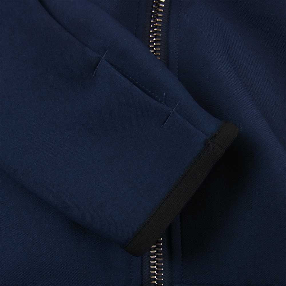 junhashimoto ジュンハシモト 20AW 1042020005 NUKUMORI HOODED ダウン混ジップアップパーカー ネイビー系 2【極上美品】【中古】