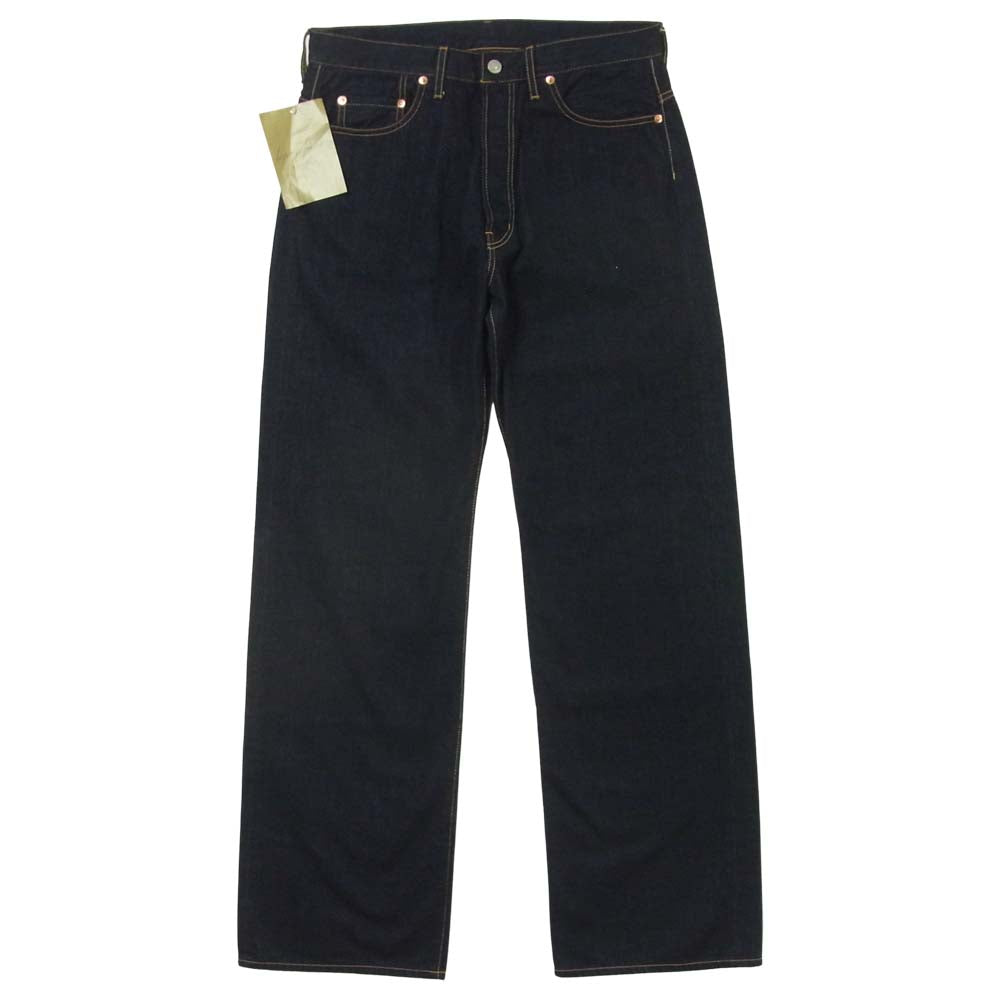 Yohji Yamamoto ヨウジヤマモト HC-P14-008-IA POUR HOMME プールオム 19AW REPLICA 2002 SS セルヴィッチ ワイド デニム パンツ インディゴブルー系 2【美品】【中古】