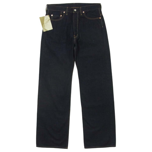 Yohji Yamamoto ヨウジヤマモト HC-P14-008-IA POUR HOMME プールオム 19AW REPLICA 2002 SS セルヴィッチ ワイド デニム パンツ インディゴブルー系 2【美品】【中古】