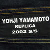 Yohji Yamamoto ヨウジヤマモト HC-P14-008-IA POUR HOMME プールオム 19AW REPLICA 2002 SS セルヴィッチ ワイド デニム パンツ インディゴブルー系 2【美品】【中古】