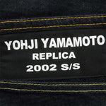 Yohji Yamamoto ヨウジヤマモト HC-P14-008-IA POUR HOMME プールオム 19AW REPLICA 2002 SS セルヴィッチ ワイド デニム パンツ インディゴブルー系 2【美品】【中古】