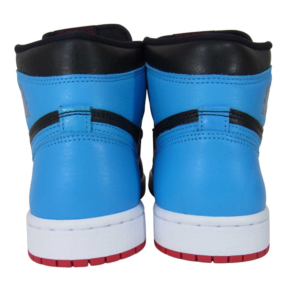 NIKE ナイキ 20SS CD0461-046 Jordan 1 Retro High NC to Chi Leather エアジョーダン 1 レトロ ハイ スニーカー ブルー系 26cm【極上美品】【中古】