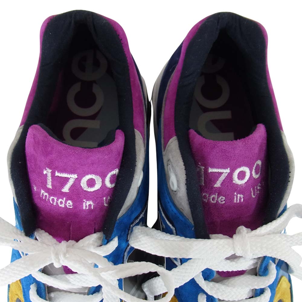 NEW BALANCE ニューバランス M1700K2 USA製 Kith The Colorist Blue Toe スニーカー マルチカラー系 7 1/2【新古品】【未使用】【中古】