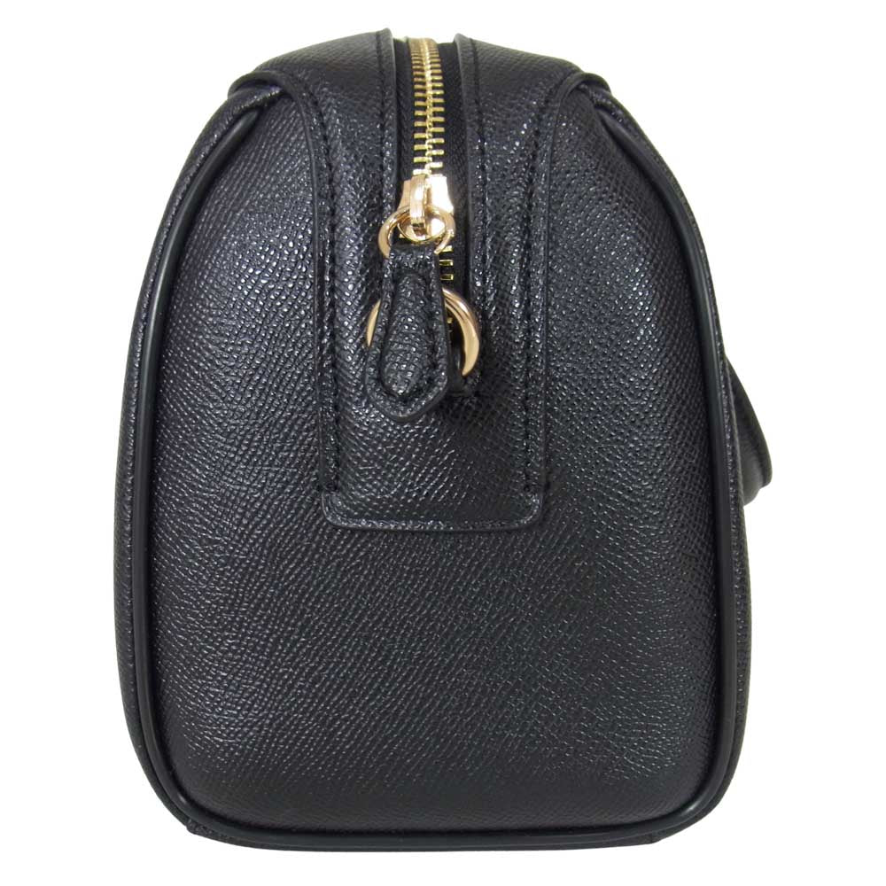 COACH コーチ F32202 ミニ サッチェル ショルダー バッグ ブラック系【中古】