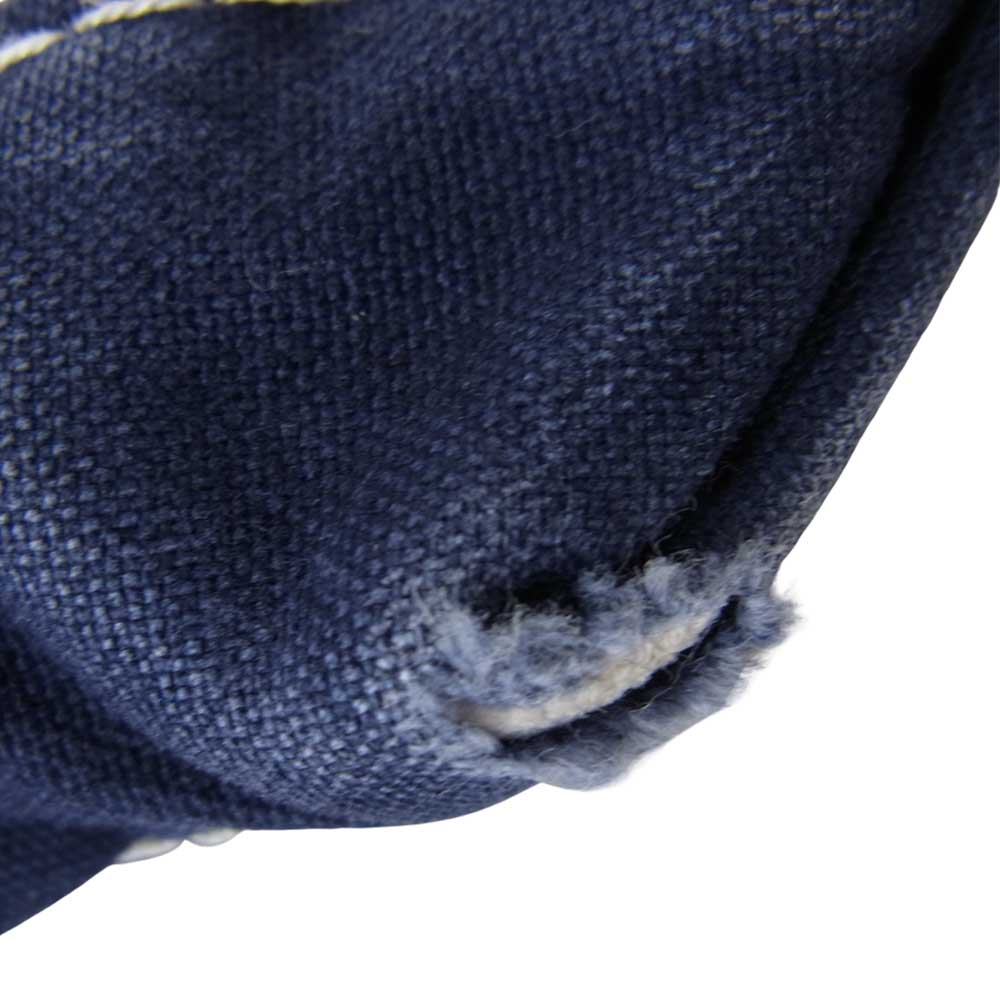 L.L.Bean エルエルビーン × レミレリーフ REMI RELIEF USA製 ヴィンテージ加工 キャンバス トートバッグ ネイビー系【中古】