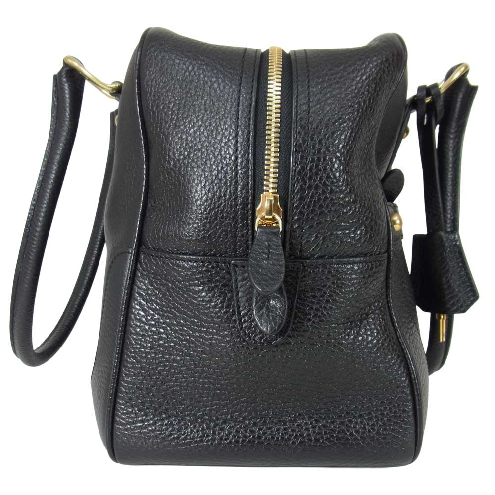 J&M Davidson ジェイアンドエムデヴィッドソン MINI MIA ミニ ミア ミニボストン ハンドバッグ ブラック系【中古】