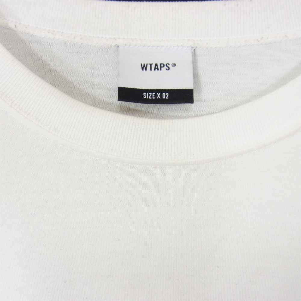 WTAPS ダブルタップス 201ATDT-CSM12 HOME BASE LS TEE COPO ホワイト系 02【中古】