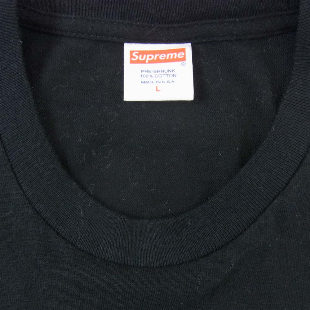 Supreme シュプリーム × アンタイヒーロー ANTIHERO 20AW ICE Tee ブラック系 L【中古】