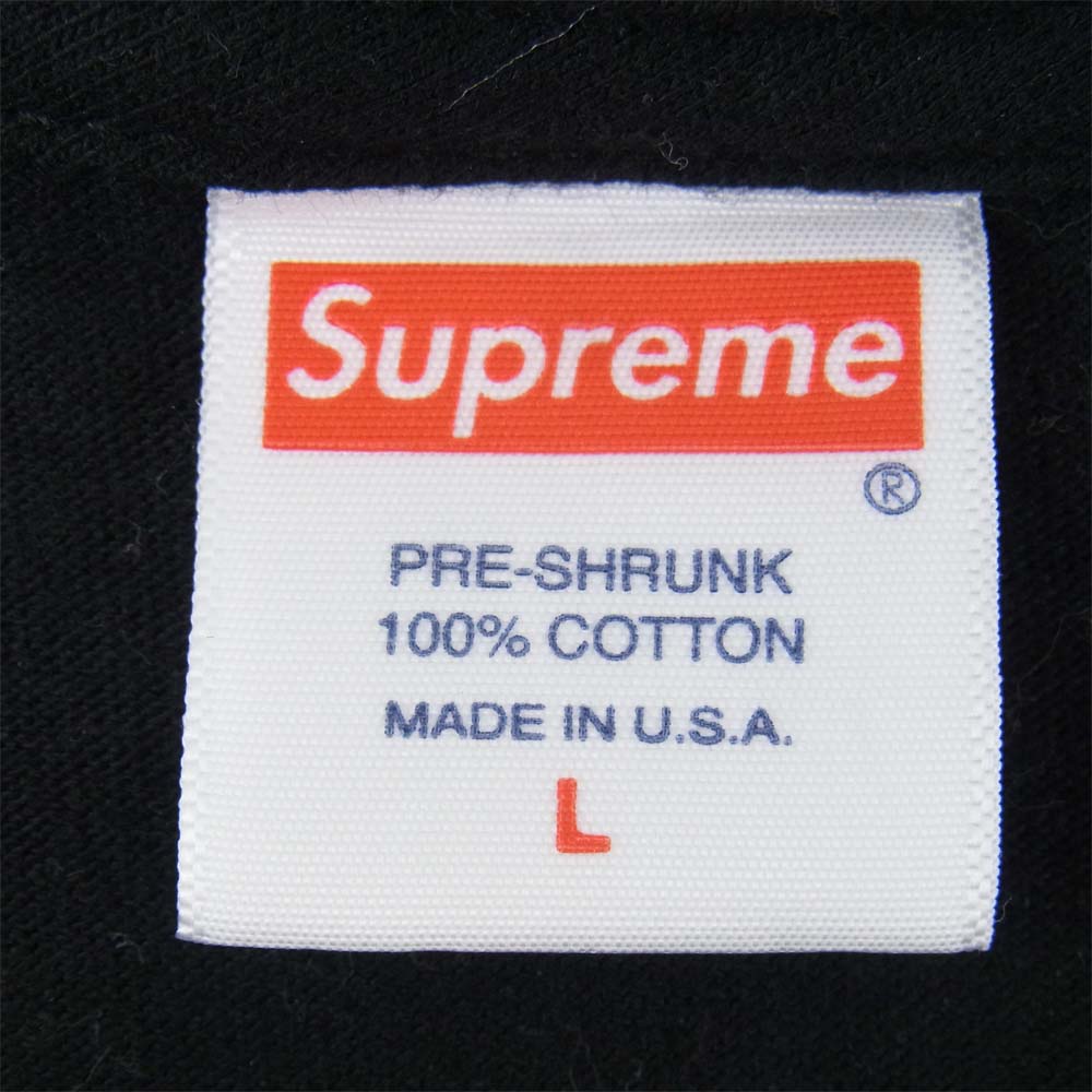 Supreme シュプリーム × アンタイヒーロー ANTIHERO 20AW ICE Tee ブラック系 L【中古】