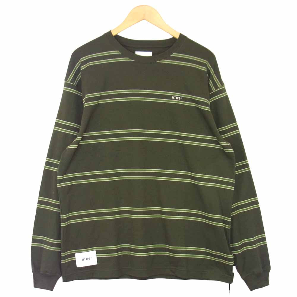 WTAPS ダブルタップス 21SS 211ATDT-CSM24 JAM 02 / LS / COTTON カーキ系 L【美品】【中古】