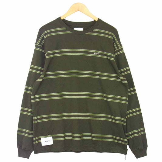 WTAPS ダブルタップス 21SS 211ATDT-CSM24 JAM 02 / LS / COTTON カーキ系 L【美品】【中古】