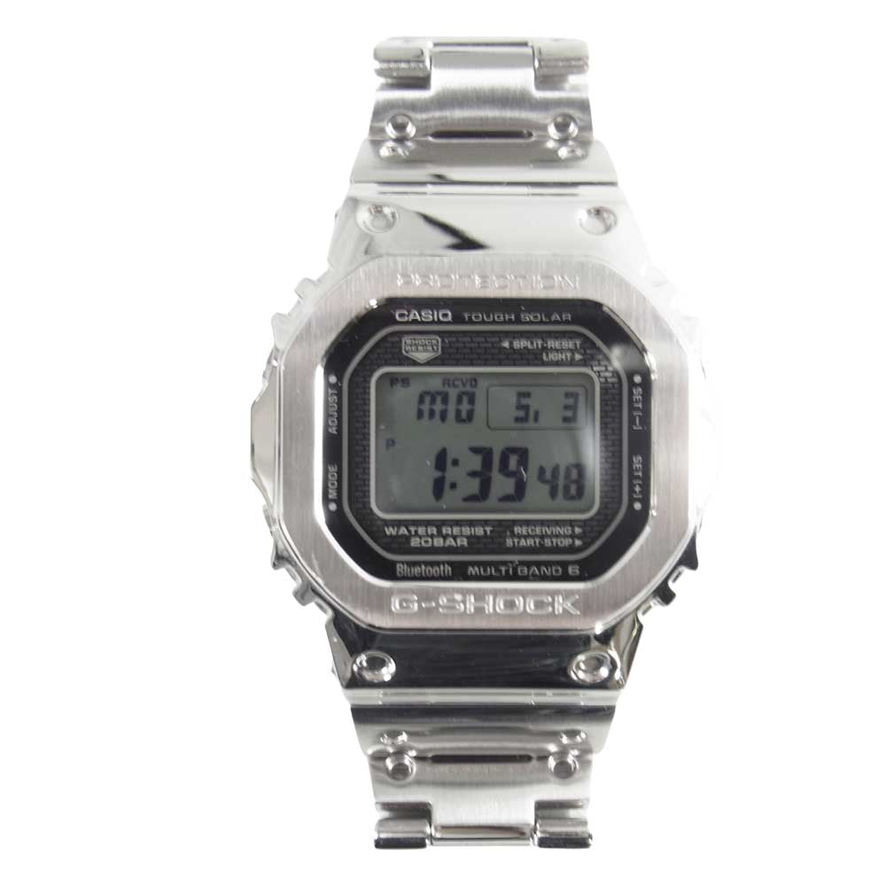 G-SHOCK ジーショック GMW-B5000-1JF  電波ソーラーウォッチ Bluetooth対応 シルバー系【美品】【中古】