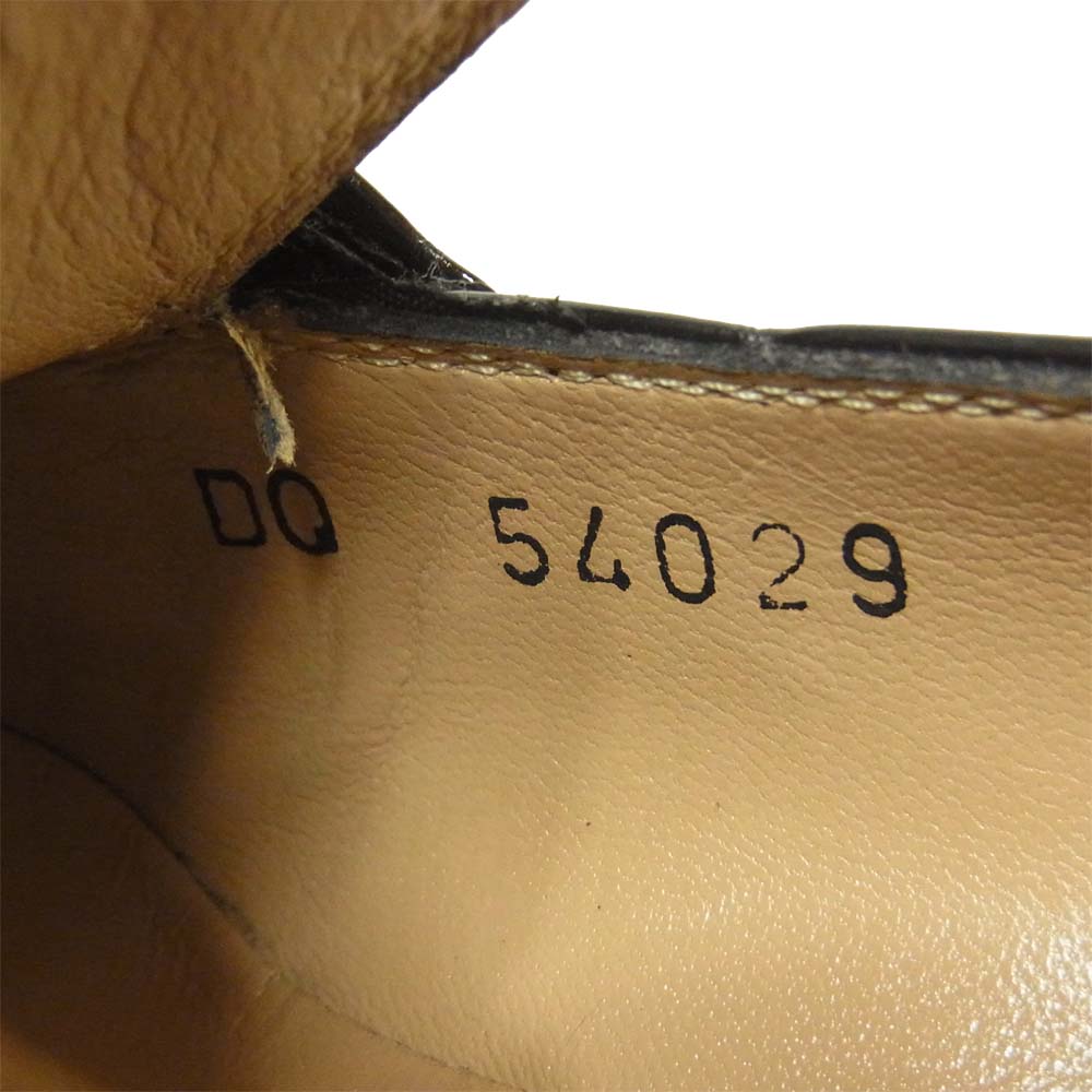 Salvatore Ferragamo サルヴァトーレフェラガモ 型押し パンプス DQ 54029 233 イタリア製 ブラック系 5.5D【中古】