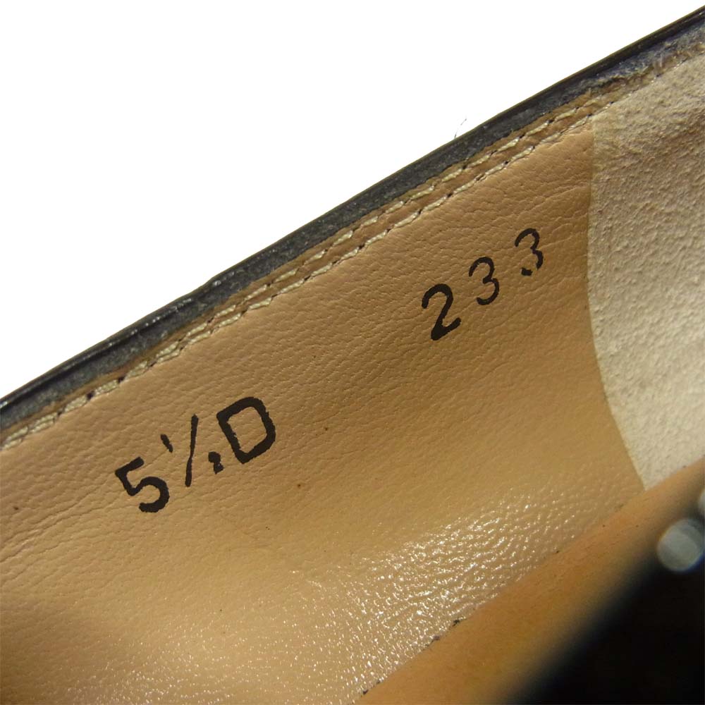 Salvatore Ferragamo サルヴァトーレフェラガモ 型押し パンプス DQ 54029 233 イタリア製 ブラック系 5.5D【中古】