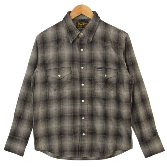 Wrangler ラングラー WS9231 PENDLETON nano universe ペンドルトン ナノユニバース ウエスタン チェック シャツ グレー系 S【中古】