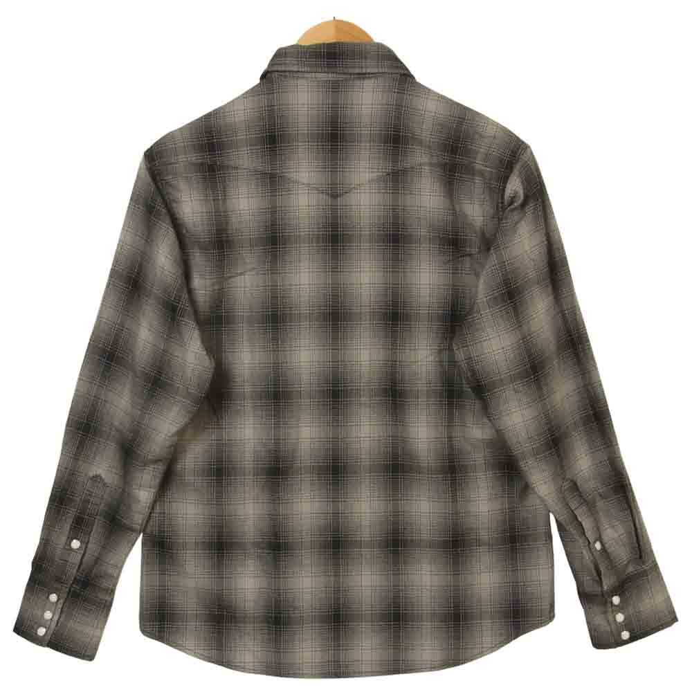 Wrangler ラングラー WS9231 PENDLETON nano universe ペンドルトン ナノユニバース ウエスタン チェック シャツ グレー系 S【中古】