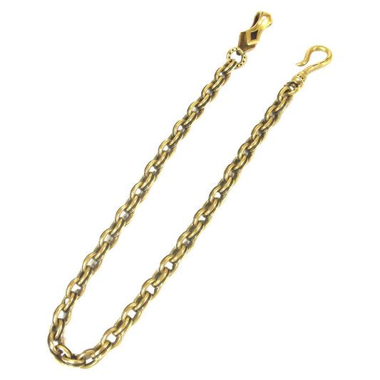 LOST CONTROL ロストコントロール ARGENT GLEAM BRASS WALLET CHAIN Type-2 真鍮 ブラス ウォレット チェーン ゴールド系【中古】