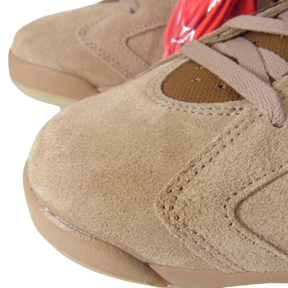 NIKE AIR JORDAN ナイキ ジョーダン DH0690-200 Travis Scott 6 Retro SP British Khaki トラビススコット レトロ スニーカー ブラウン系 29cm【新古品】【未使用】【中古】
