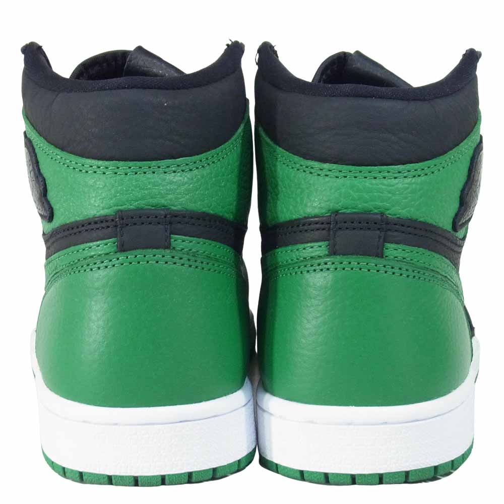 NIKE ナイキ 555088 030 AIR JORDAN 1 RETRO HIGH OG スニーカー Black/Pine Green US8【美品】【中古】
