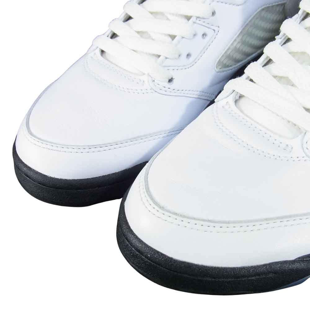 NIKE ナイキ DA1911-102 AIR JORDAN 5 RETRO FIRE RED エアジョーダン ファイブ レトロ ファイヤーレッド ホワイト系 US8【美品】【中古】