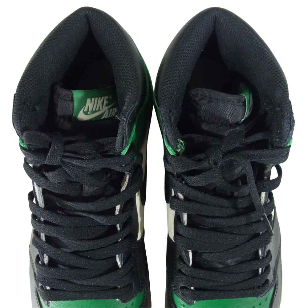 NIKE ナイキ 555088-302 AIR JORDAN 1 HIGH RETRO エアジョーダンワン ハイ レトロ Pinegreen/Black-sail US8【中古】