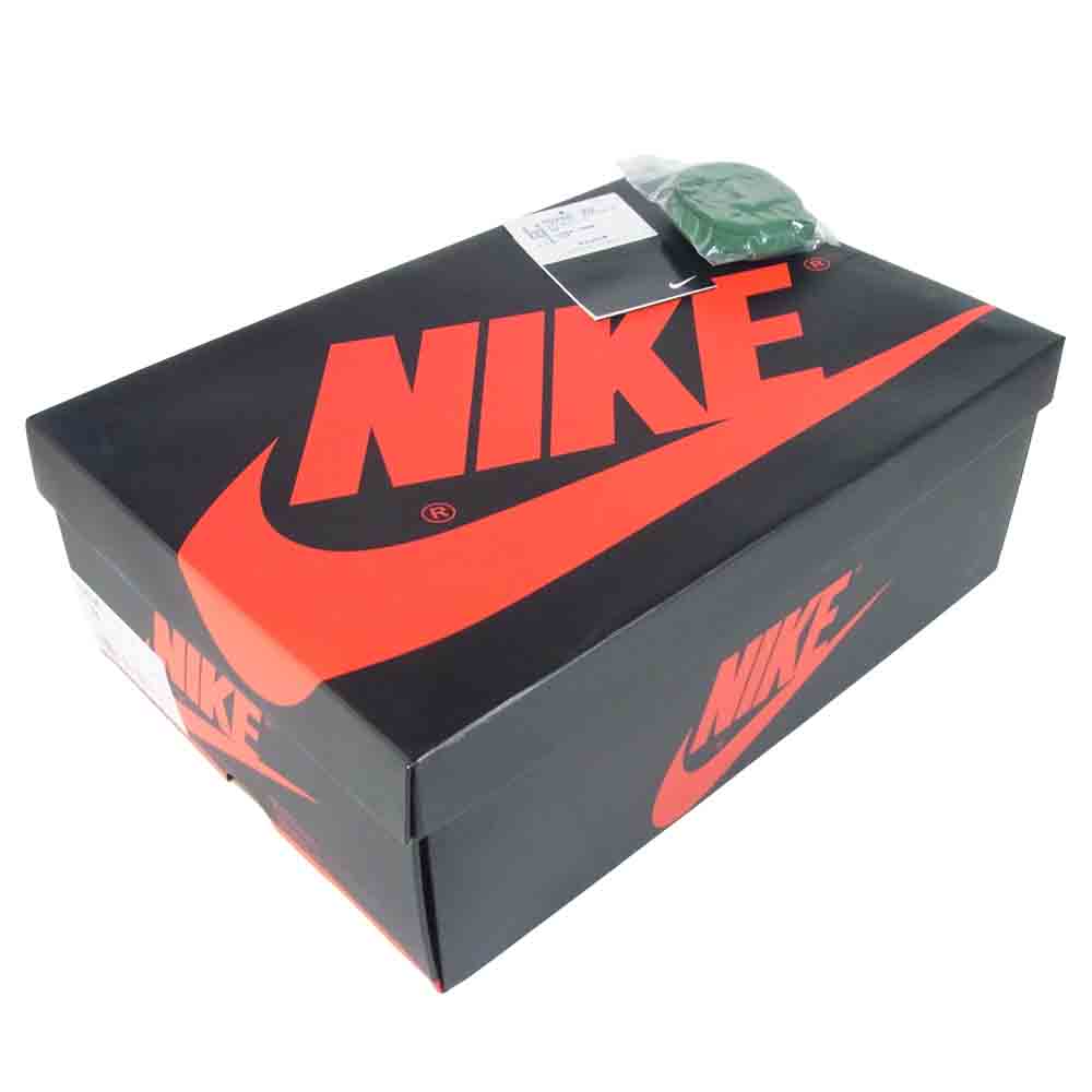 NIKE ナイキ 555088-302 AIR JORDAN 1 HIGH RETRO エアジョーダンワン ハイ レトロ Pinegreen/Black-sail US8【中古】