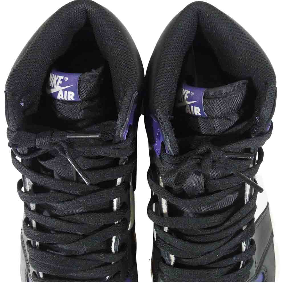 NIKE ナイキ 555088 501 AIR JORDAN 1 RETRO HIGH OG スニーカー court purple/black-sail US8【美品】【中古】