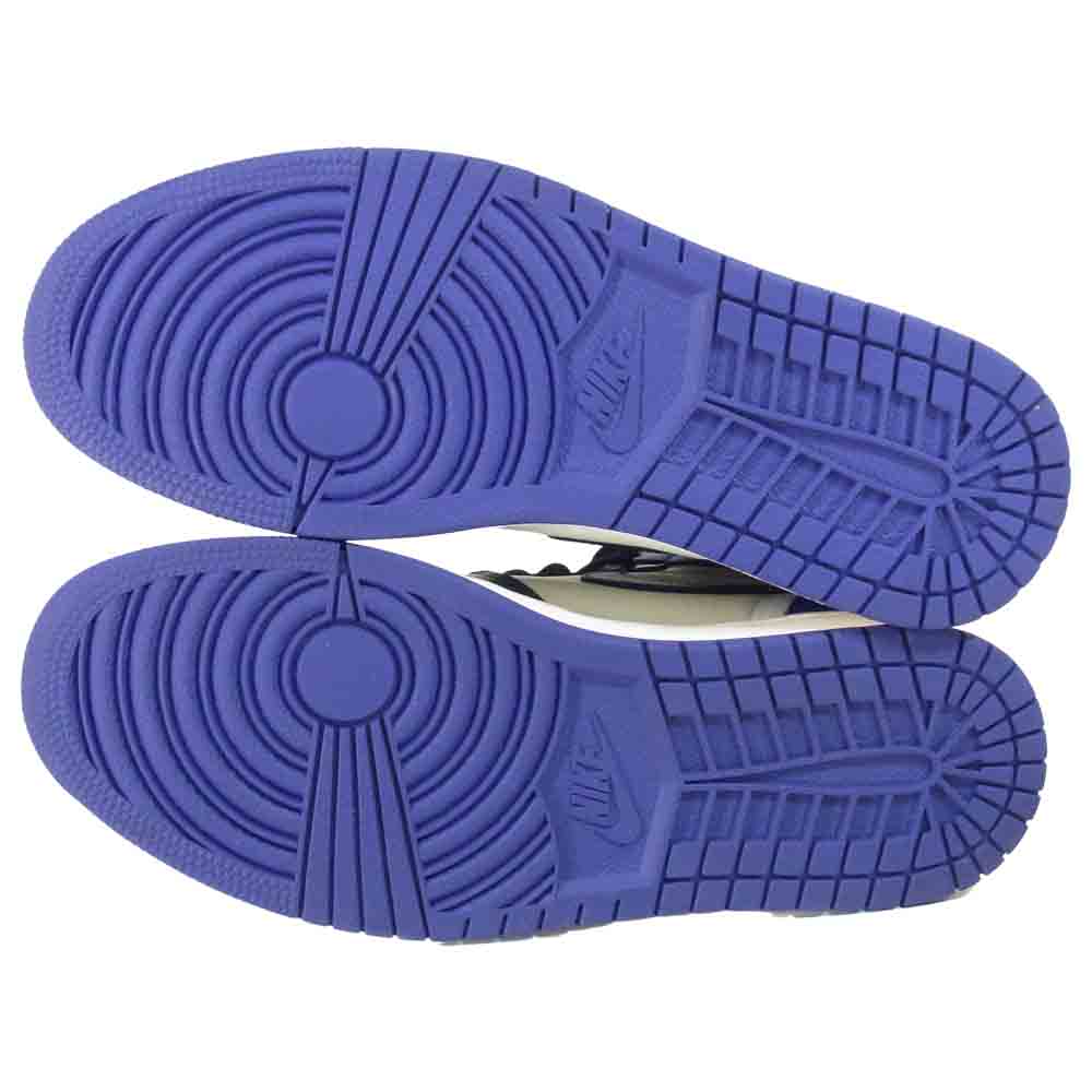 NIKE ナイキ 555088 501 AIR JORDAN 1 RETRO HIGH OG スニーカー court purple/black-sail US8【美品】【中古】