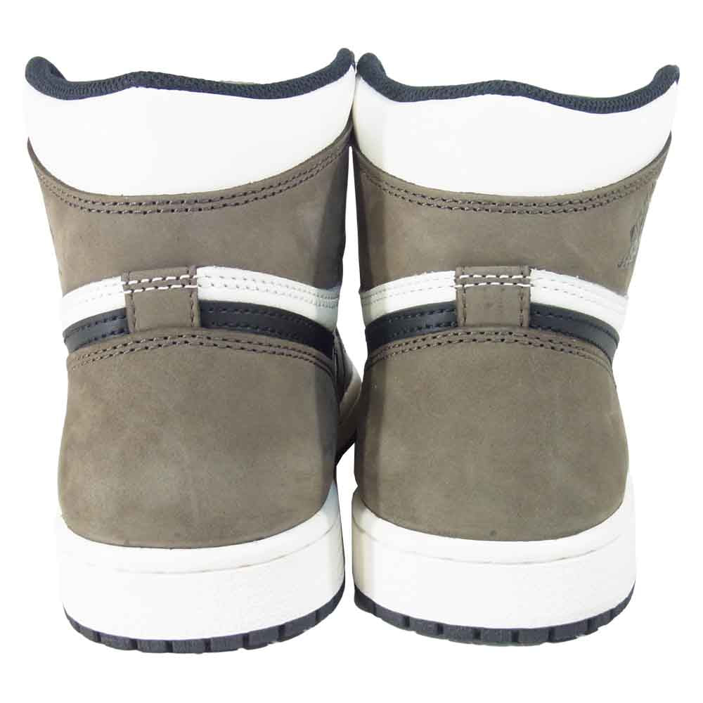 NIKE ナイキ 555088 105 AIR JORDAN 1 RETRO HIGH OG スニーカー DARK MOCHA/BLACK-BLACK US8【美品】【中古】