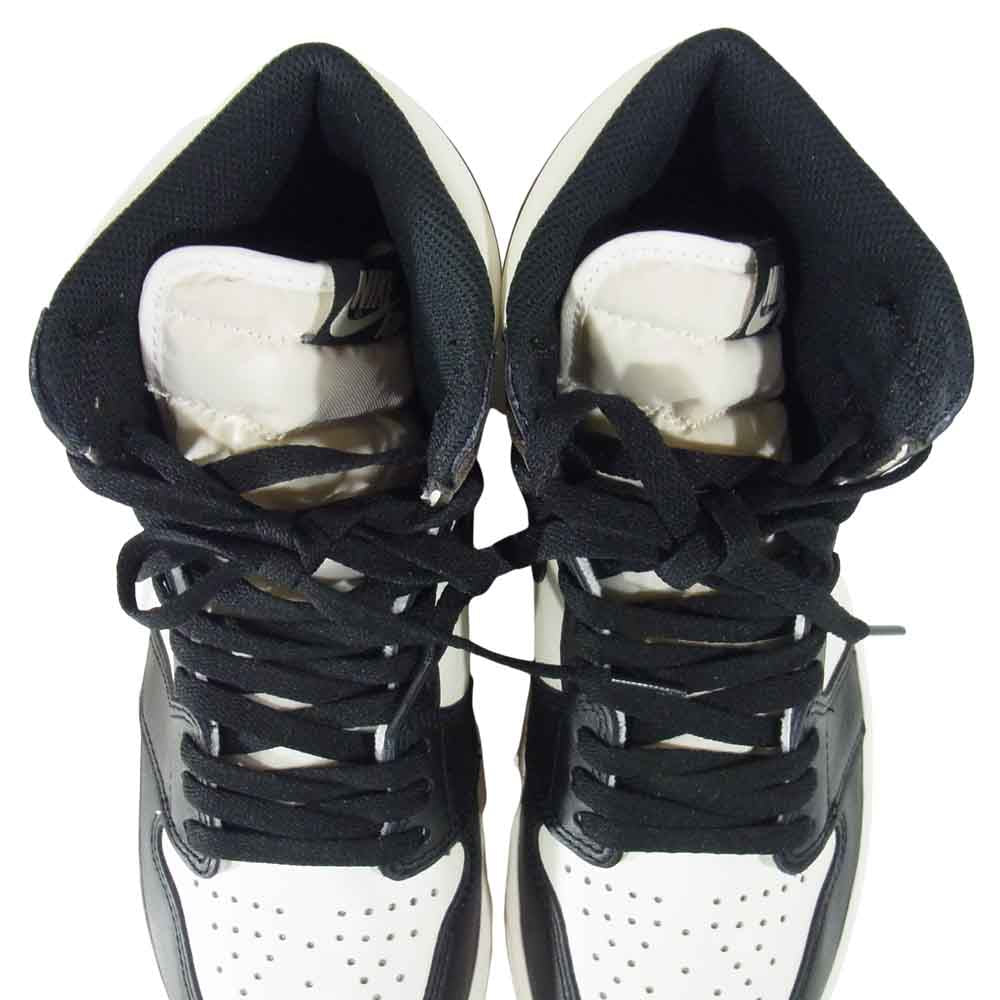 NIKE ナイキ 555088 105 AIR JORDAN 1 RETRO HIGH OG スニーカー DARK MOCHA/BLACK-BLACK US8【美品】【中古】