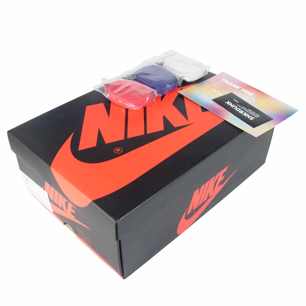 NIKE ナイキ CD6578 507 AIR JORDAN 1 RETRO HIGH OG DEFIANT LA TO CHICAGO Courtpurple/Black-sail US8【美品】【中古】