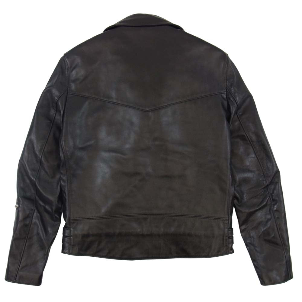 Lewis Leathers ルイスレザー 391T 国内正規品 Lightning ライトニング タイトフィット ホースハイド レザー ダブルライダース ジャケット ブラック系 40【新古品】【未使用】【中古】