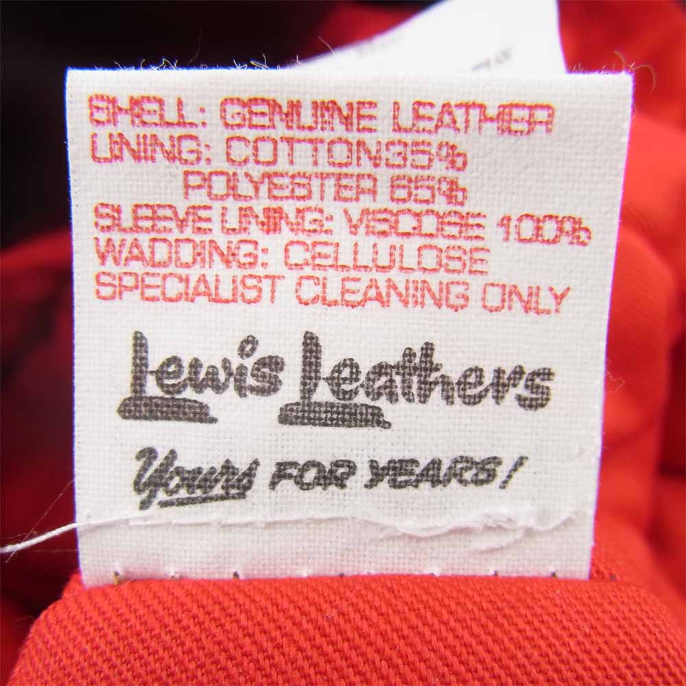 Lewis Leathers ルイスレザー 391T 国内正規品 Lightning ライトニング タイトフィット ホースハイド レザー ダブルライダース ジャケット ブラック系 40【新古品】【未使用】【中古】