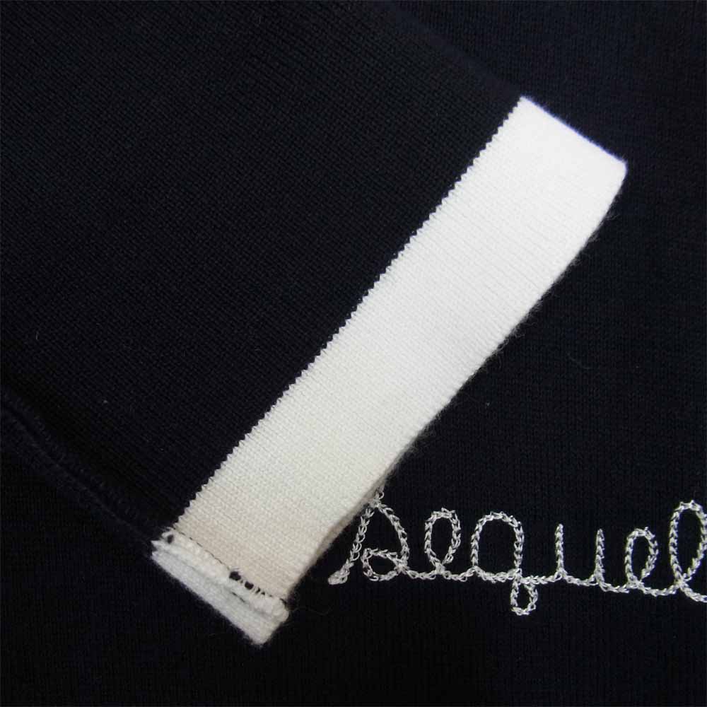 FRAGMENT DESIGN フラグメントデザイン x SEQUEL シークエル x JOHN SMEDLEY ジョンスメドレー FRGMT JS LH -S クルーネック ニット ネイビー ネイビー系 S【新古品】【未使用】【中古】