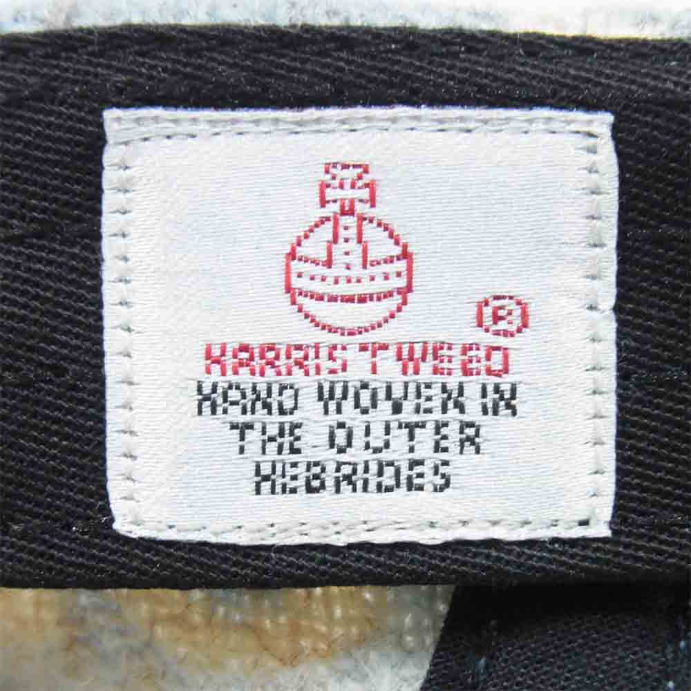Supreme シュプリーム 18AW HARRIS TWEED ハリスツイード ウール スナップバック キャップ ライトブルー系【中古】