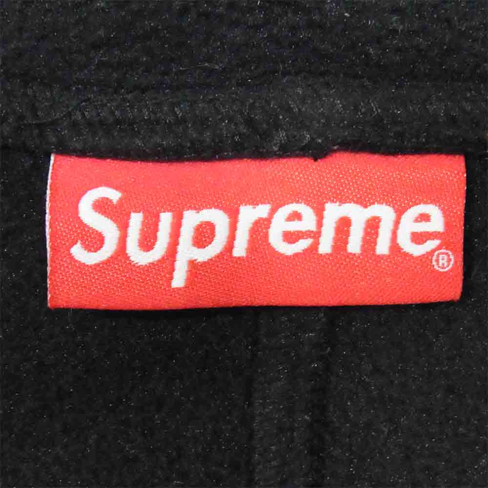 Supreme シュプリーム 19AW Polartec Half Zip Hooded Sweatshirt ポラーテック ハーフジップ フード パーカー ブラック系 M【中古】