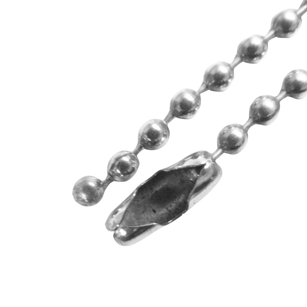 CHROME HEARTS クロムハーツ（原本有） FILIGREE CROSS フィリグリー クロス チャーム ボールチェーン ネックレス シルバー系【中古】