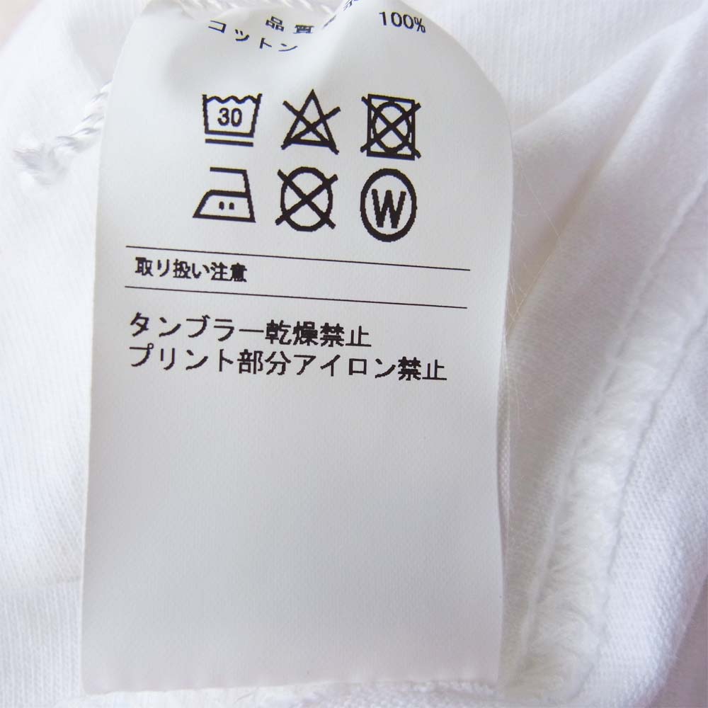 DESCENDANT ディセンダント 18SS 181TNDS-CSM02S CREW NECK SS クルーネック Tシャツ ホワイト系 M【極上美品】【中古】