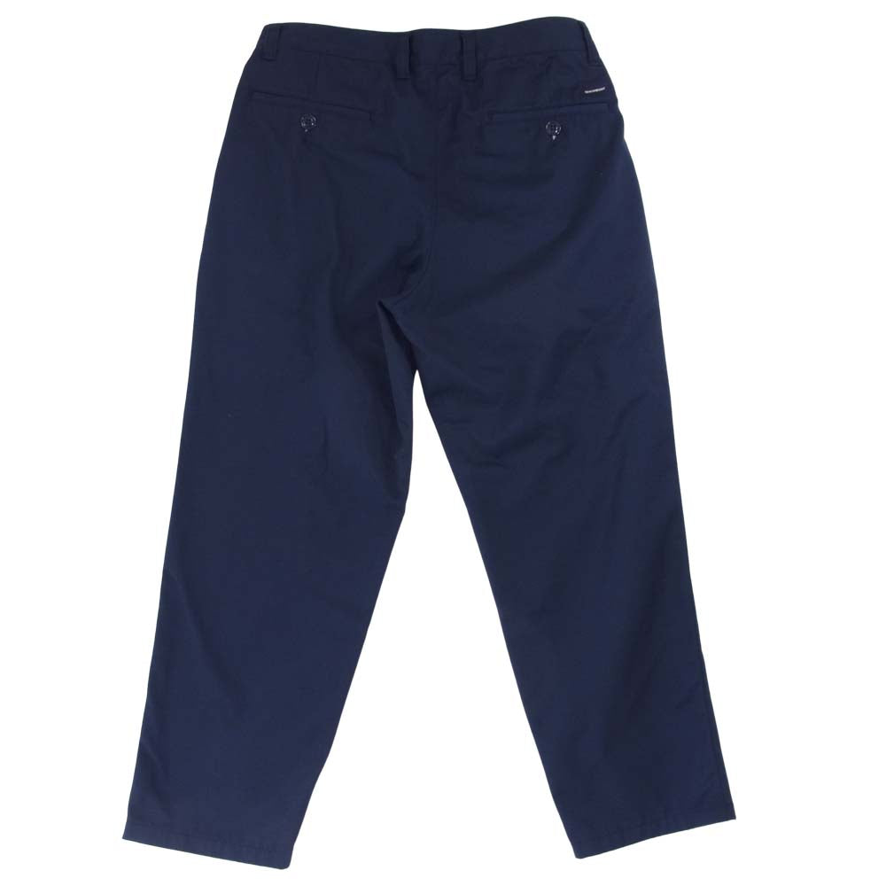 DESCENDANT ディセンダント 201WVDS-PTM05 DC-3 TUCK TROUSERS タック トラウザーズ パンツ ネイビー ネイビー系 2【美品】【中古】