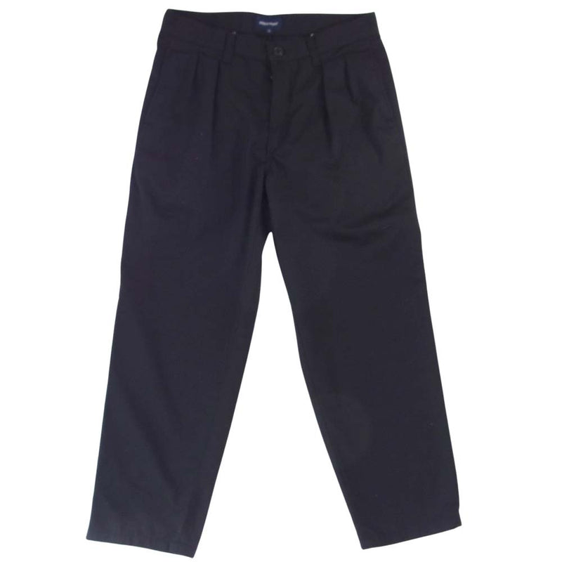 DESCENDANT ディセンダント 20SS 201WVDS-PTM05 DC-3 TUCK TROUSERS タック トラウザーズ パンツ ブラック ブラック系 2【美品】【中古】