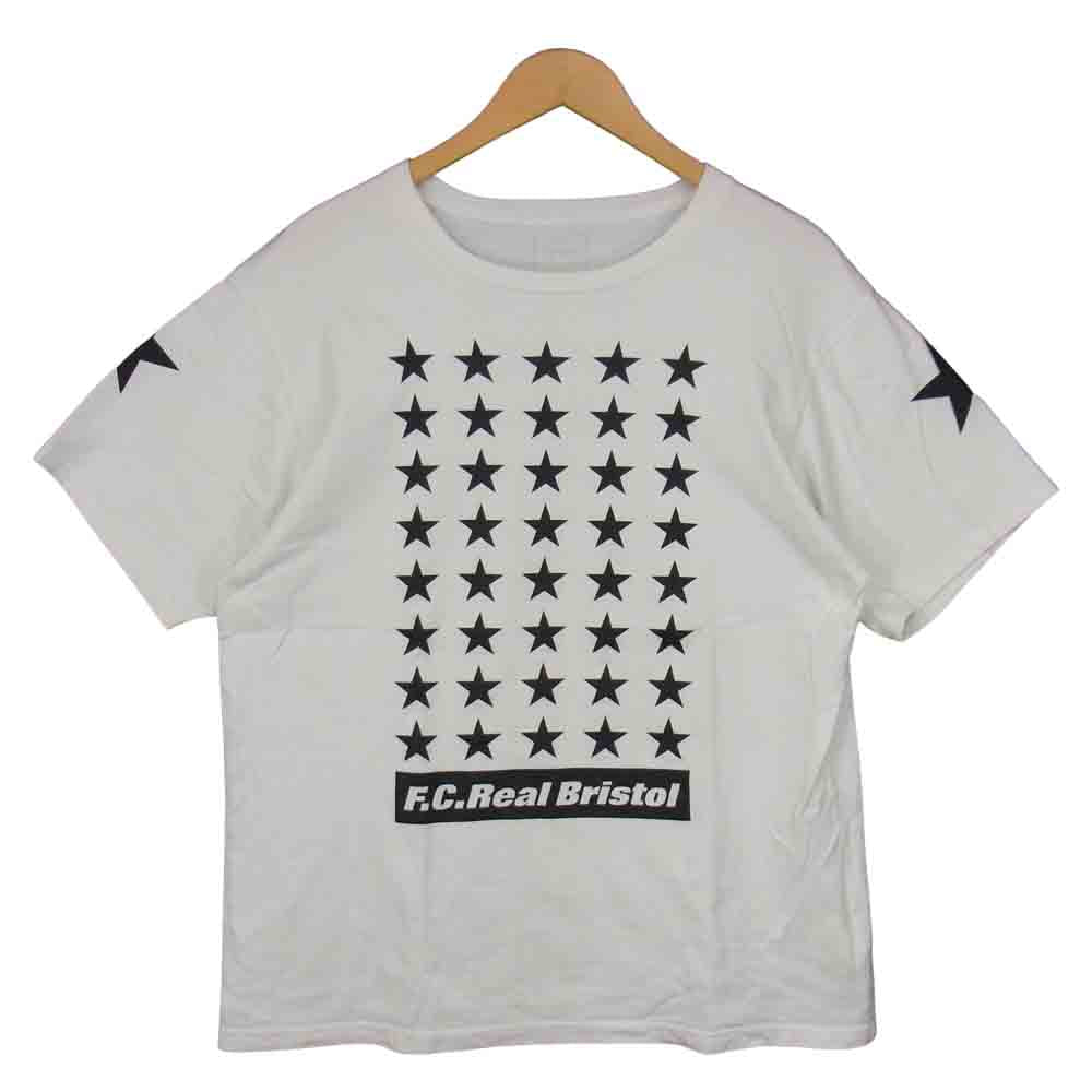 F.C.R.B. エフシーアールビー 19SS FCRB-192071 42 STARS TEE スター Tシャツ ホワイト系 L【中古】