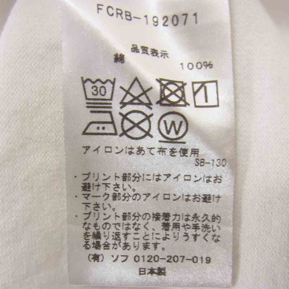 F.C.R.B. エフシーアールビー 19SS FCRB-192071 42 STARS TEE スター Tシャツ ホワイト系 L【中古】