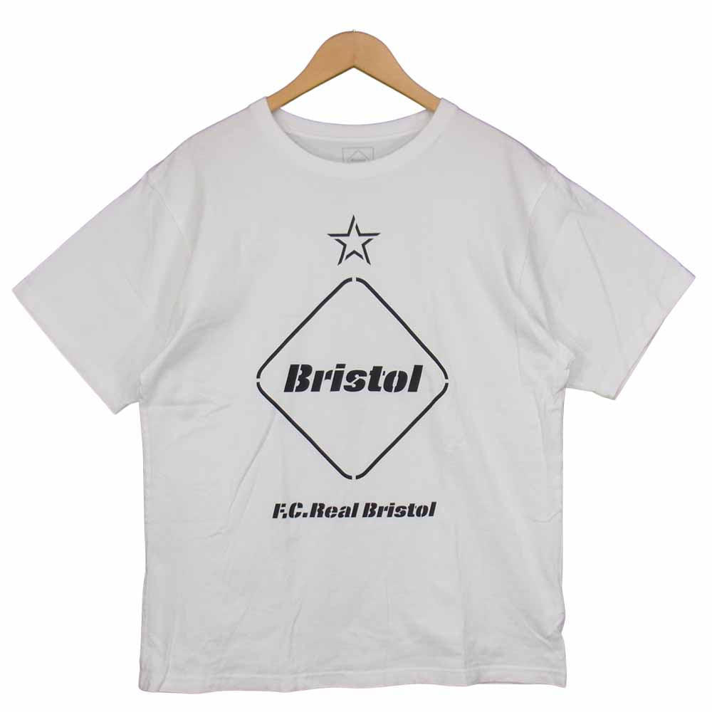 F.C.R.B. エフシーアールビー FCRB-202075 EMBLEM TEE エンブレム Tシャツ ホワイト系 L【美品】【中古】