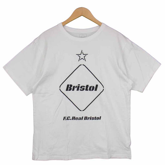 F.C.R.B. エフシーアールビー FCRB-202075 EMBLEM TEE エンブレム Tシャツ ホワイト系 L【美品】【中古】
