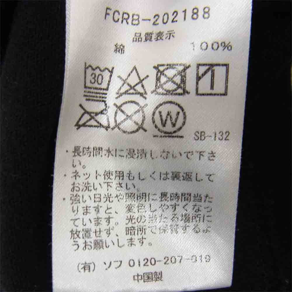 F.C.R.B. エフシーアールビー 20AW FCRB-202188 × ケースティファイ CASETiFY L/S SUPPORTER SCARVES TEE ロングスリーブ Tシャツ ブラック系 XL【中古】