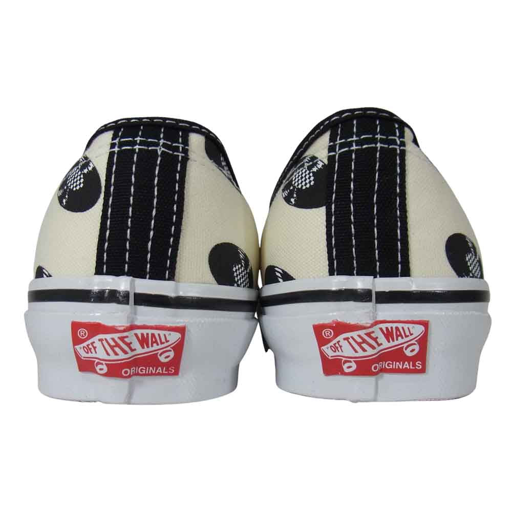 WACKO MARIA ワコマリア 21SS VN0A4BV95921 × バンズ VANS OG AUTHENTIC LX オーセンティック スニーカー ホワイト系 27.5cm【新古品】【未使用】【中古】